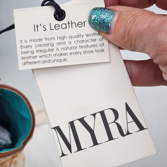 MYRA BAG Cowdie Hair On Hide Shortie Cowboy Boots 7-10 NWT - Picture 10 of 15